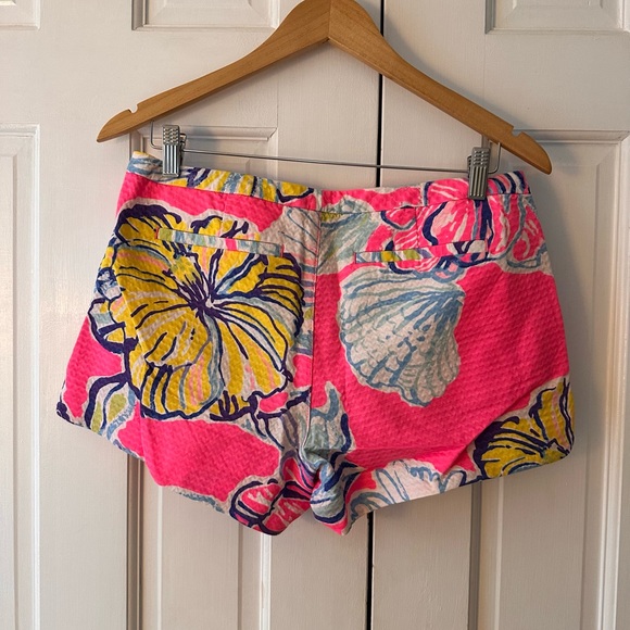 Lilly Pulitzer Adie Shorts Royal Swept Tides - Size 4 - Picture 5 of 6